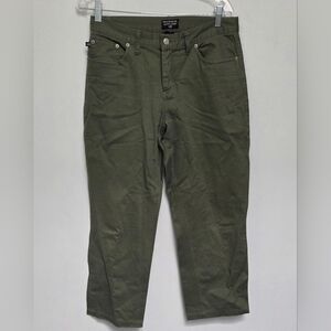 Polo Ralph Lauren Jeans Co Sz 8 Chino Relaxed Cropped Pants 9ps Vintage